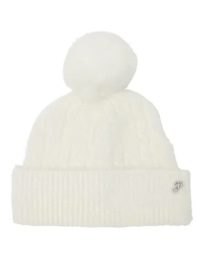 Pink Fuzzy Feels Beanie In Sand