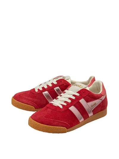 Pink Gola Elan Glitz Sneakers In Red