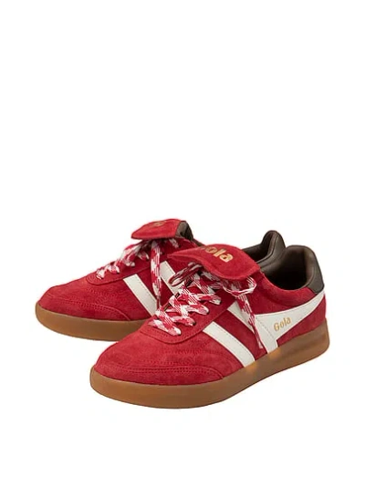 Pink Gola Stadia '86 Sneakers In Red