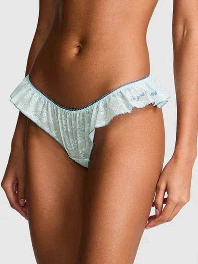 Pink Grw ™ Flutter Tanga Panty In Blue