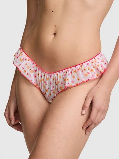Pink Grw ™ Flutter Tanga Panty In Multi