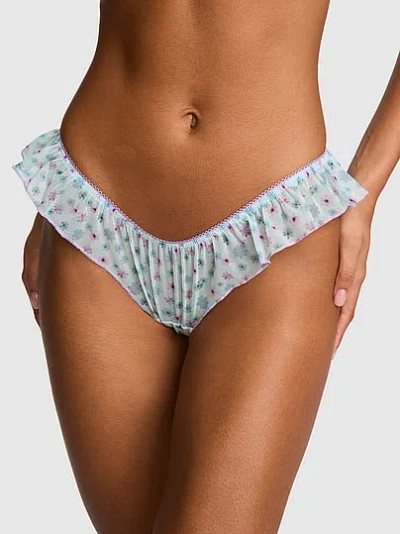 Pink Grw ™ Flutter Tanga Panty In Multi