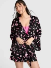 Pink Grw ™ Satin Robe In Multi
