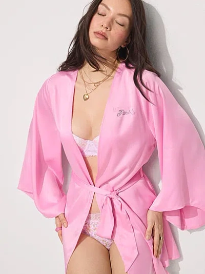 Pink Grw ™ Satin Robe In