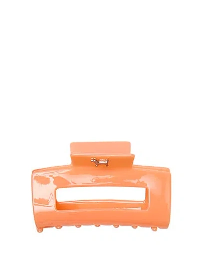 Pink Hair Claw Clip In Orange
