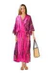 Pink Haley Sara Hand Dyed Robe