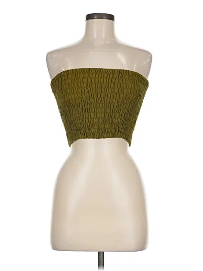 Pink Haley Sleeveless Blouse In Green