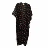 Pink Haley Women's Black Nostalgic Cherry-print Travel Kimono Duster In Black