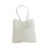 Pink Haley Women's Darla Recycled Plastic Woven Tote - Coconut White In White