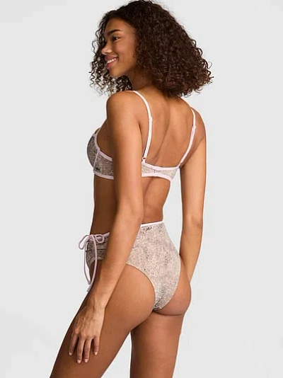 Pink High-waisted Itsy Bikini Bottom In