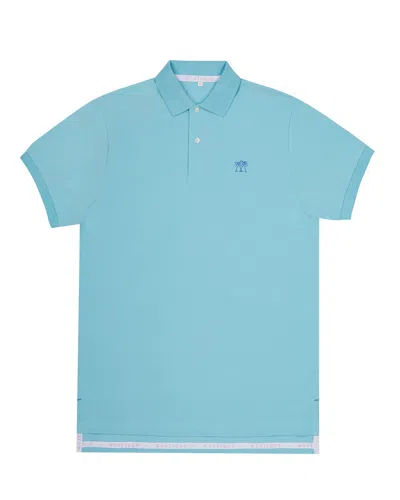 Pink House Men's Blue Polo Shirt