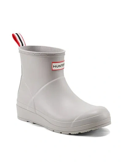 Pink Hunter Play Short Rain Boots In Gray