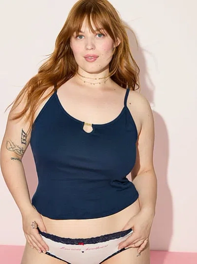 Pink Keyhole Charm Cami In Multi