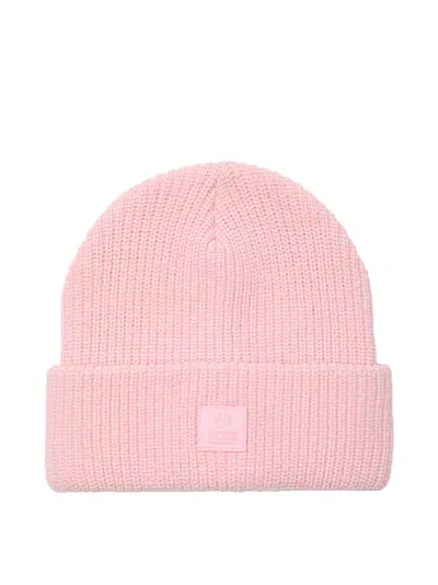 Pink Knit Beanie In