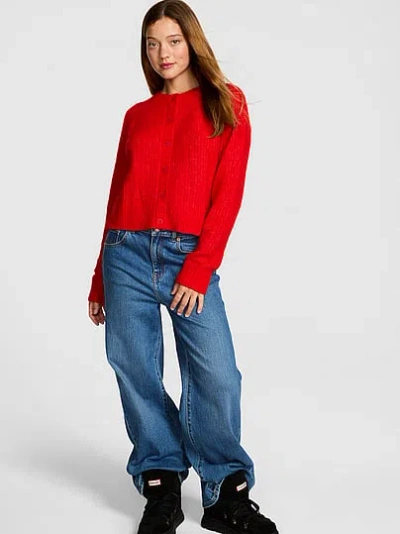 Pink Lady Cardigangan In Red