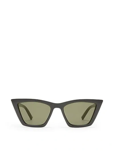 Pink Le Specs Velodrome Sunglasses In Black
