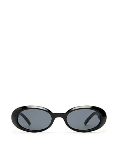 Pink Le Specs Work It Sunglasses In Black