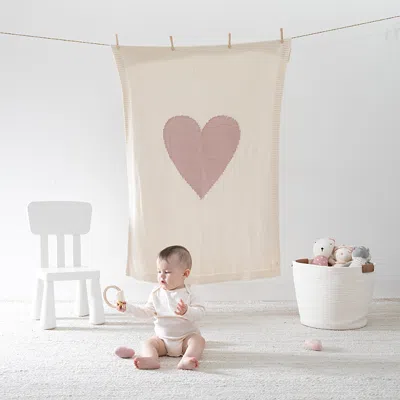 Pink Lemonade Baby Love Blanket In Neutral
