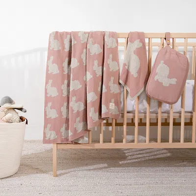 Pink Lemonade Bunny Baby Set In Pink