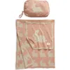 Pink Lemonade Bunny Baby Set In Pink/beige