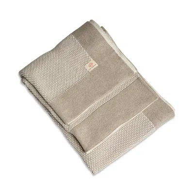 Pink Lemonade Eka Stipple Throw Blanket, 50 X 60 In Neutral