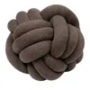 Pink Lemonade Knot 12 Decorative Pillow In Dark Brown