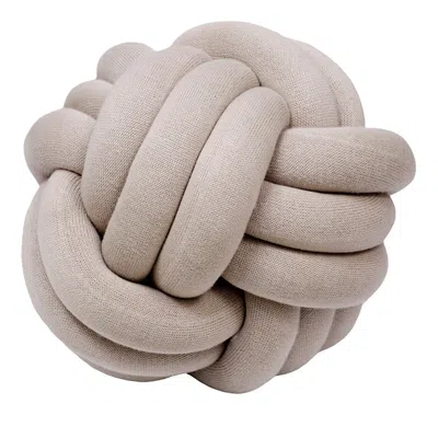 Pink Lemonade Knot 12 Decorative Pillow In Gray