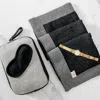 Pink Lemonade Reversible Solid Travel Set In Black