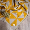 Pink Lemonade Trikona Organic Cotton Throw Blanket In Multi