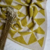 Pink Lemonade Trikona Organic Cotton Throw Blanket In Multi