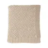 Pink Lemonade Washed Brick Throw In Grey