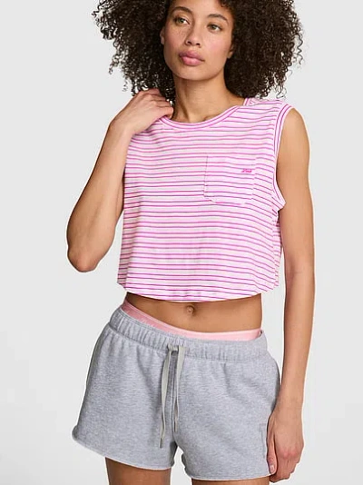 Pink Light As Air Jersey Tank Top In