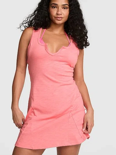 Pink Lightweight Lounge Dress In