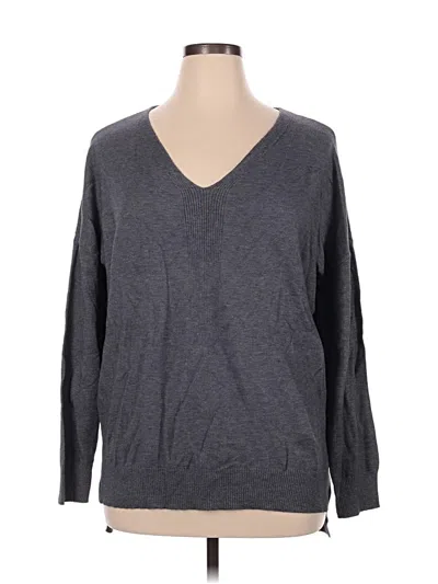 Pre-owned Pink Lily 3/4 Sleeve T-shirt In Gray