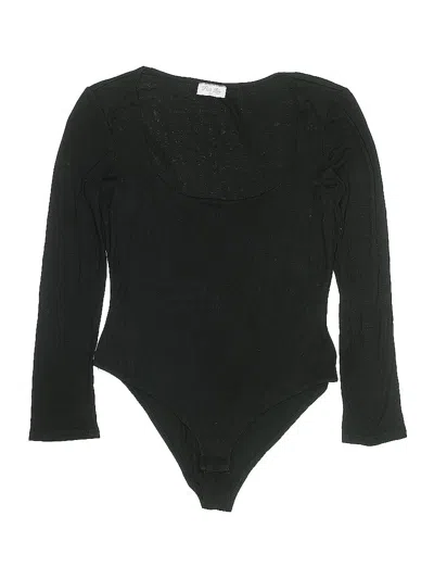 Pre-owned Pink Lily Bodysuit In Black