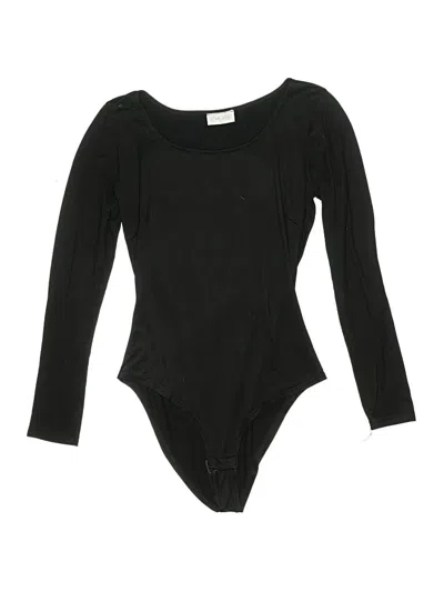 Pre-owned Pink Lily Bodysuit In Black
