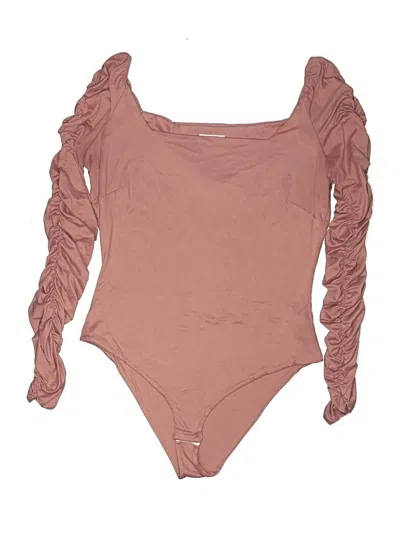Pre-owned Pink Lily Bodysuit In Brown