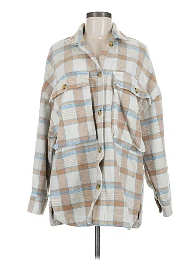 Pre-owned Pink Lily Cardigan Sweater In Brown