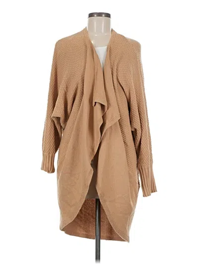 Pre-owned Pink Lily Cardigan Sweater In Tan