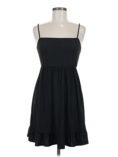 Pre-owned Pink Lily Casual Dress In Black