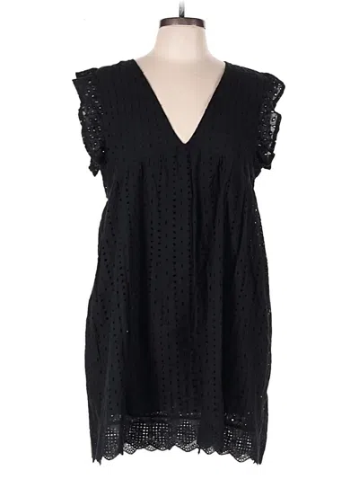 Pre-owned Pink Lily Casual Dress In Black