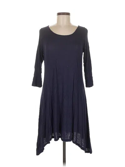 Pre-owned Pink Lily Casual Dress In Blue