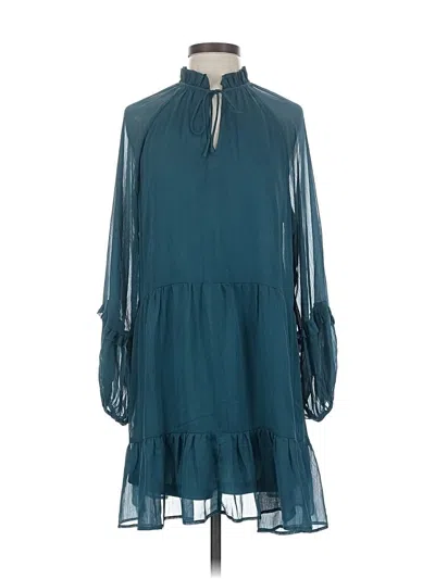 Pre-owned Pink Lily Casual Dress In Blue