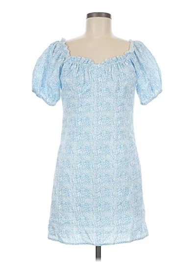 Pre-owned Pink Lily Casual Dress In Blue