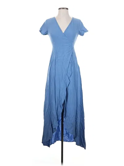 Pre-owned Pink Lily Casual Dress In Blue