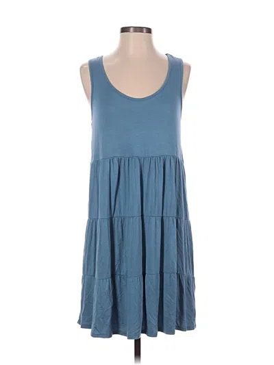 Pre-owned Pink Lily Casual Dress In Blue
