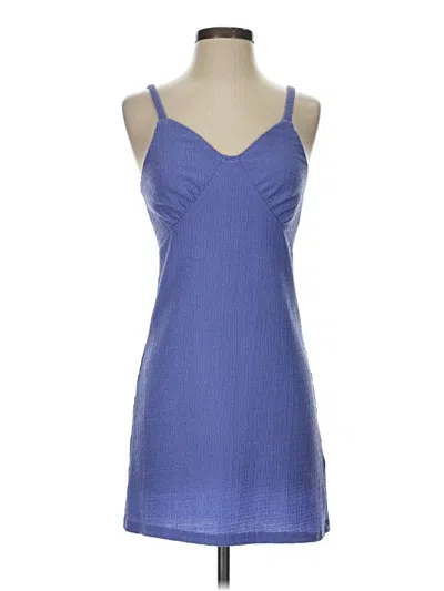 Pre-owned Pink Lily Casual Dress In Blue