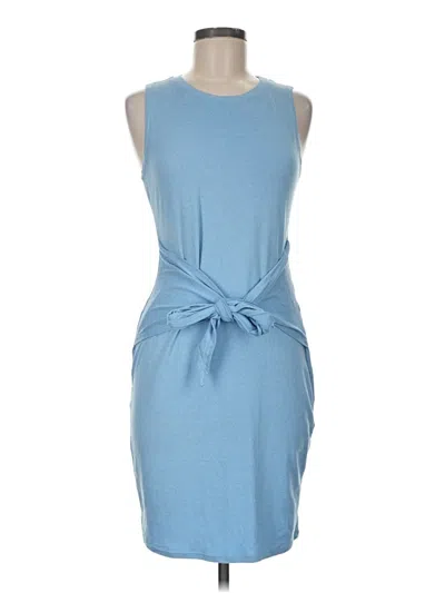 Pre-owned Pink Lily Casual Dress In Blue