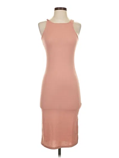 Pre-owned Pink Lily Casual Dress In Brown