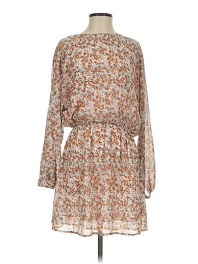 Pre-owned Pink Lily Casual Dress In Brown